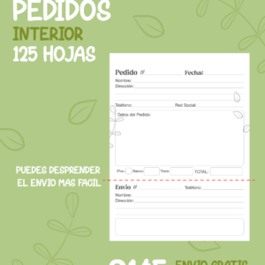 Cuadernos de Pedidos